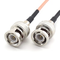 Cable coaxial de baja pérdida, fabricación de fábrica, BNC a mini SMA, extremo libre, RG316, montaje de cable coaxial RF