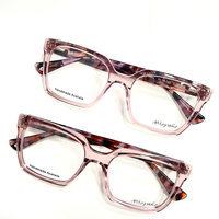 Montures de lunettes unisexes de haute qualité, faites à la main, en acétate, forme œil de chat, solides, pour la protection des yeux