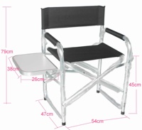 Chaise pliante légère et portable, design moderne, en aluminium, pour le camping, la pêche, les activités de plein air, pliable et pratique