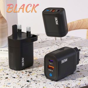 30W <b>Type</b>-<b>C</b>+<b>USB</b> Dual Port LED Light Full Protocol Fast Charging <b>Adapter</b> Quick <b>Usb</b> Wall Charger for Iphone Samsung Xiaomi - Product Image 2