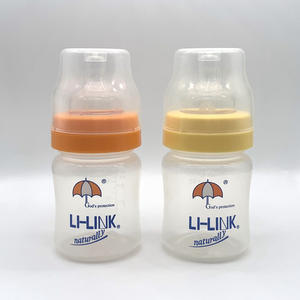 Vente en gros STOCK <span class=keywords><strong>Biberon</strong></span> écologique 120ml sans BPA PP à col large pour bébé Tétines en silicone à débit variable 0-12 mois - Product Image 2