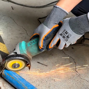 ถุงมือทำงานเซงคังเคลือบไนไตรล์ 13 จุด ปลายนิ้วไมโครไดมอนด์แบบนูน ทนต่อการเสียดสี สำหรับอุตสาหกรรมก่อสร้าง - Product Image 3