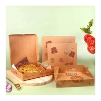 Boîtes jetables 10x10 pour restauration rapide, emballage personnalisé imprimé, réutilisables, livraison à emporter, boîte à pizza marron et blanche de 16 pouces
