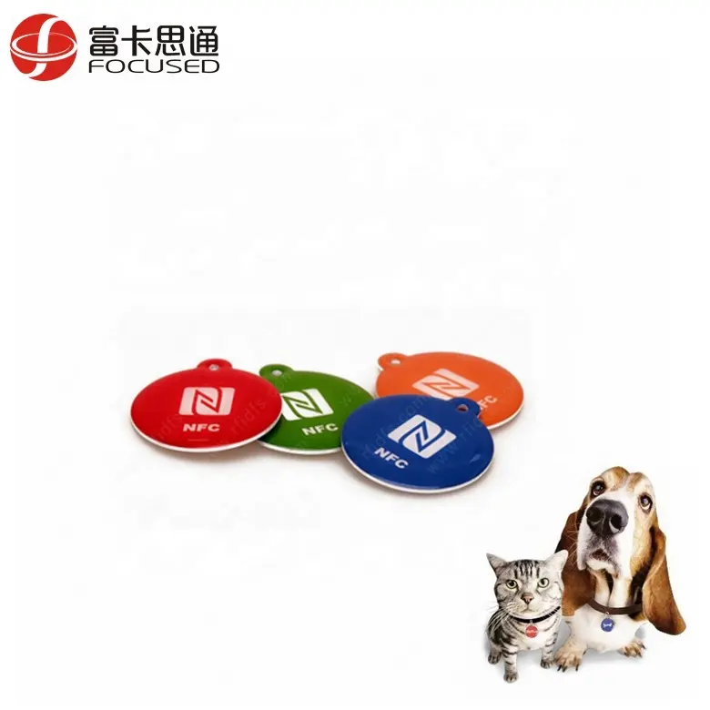 Thông Tư NTAG 215 NTAG213 Thẻ Tinh Thể Chính NFC Pet Epoxy RFID Thẻ