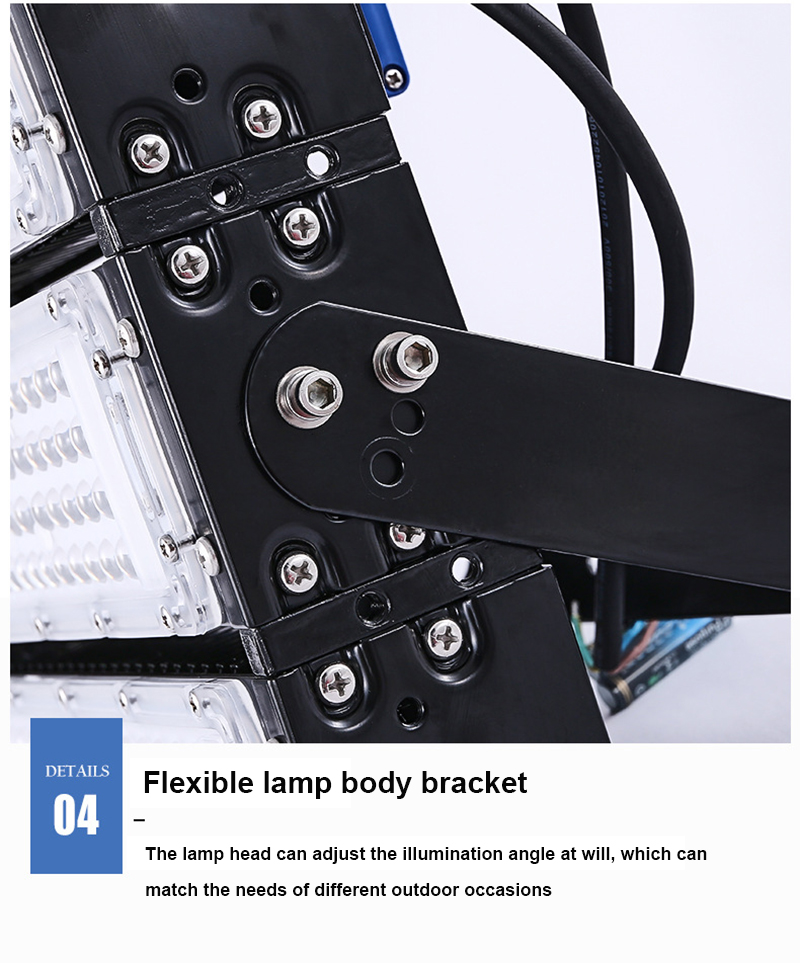 Outdoor Stadium Area Work Site Lighting Led Floodlight 5 Years Warranty Waterproof IP65 100w 200w 250wats 300w 400w 55000 Lumens
