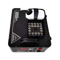 1500W 24 pièces LED verticale rvb télécommande brouillard fumée Machine Jet Distance 4-6 mètres mariage scène coloré colonne fumée Machine