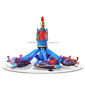 Parque de atracciones al aire libre niños avión rotativo equipo de entretenimiento autocontrol paseos en avión para la venta - Product Image 1
