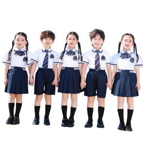 Uniformes de <span class=keywords><strong>Coro</strong></span> para Niños de Primaria Estilo Británico Personalizados FUYI, Conjuntos de Algodón para Otoño e Invierno, ODM - Product Image 4