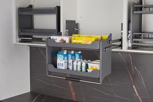 מטבח תליית ארון ארון מדפים ויחידות משיכה הרמת מערכת הרמת זכוכית מטבח זכוכית הרמה מדפה - Product Image 5