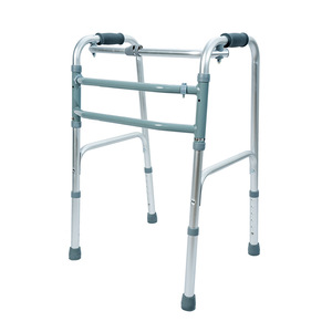 Aluminum Alloy Walking <b>Frame</b> Height Adjustable Anti-Slip Lightweight Foldable <b>Walker</b> For Rehabilitation Support - Product Image 2