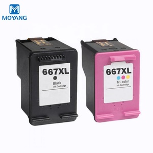 Moyang <span class=keywords><strong>Cartouche</strong></span> d'encre de remplacement 667XL compatible avec l'<span class=keywords><strong>imprimante</strong></span> <span class=keywords><strong>HP</strong></span> DeskJet Ink Advantage 1275/2374/2375 - Product Image 2