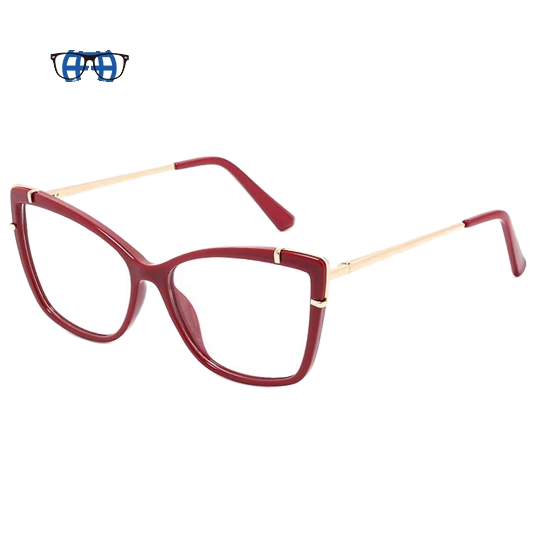 95708 Retro Photochromic Eyeglasses Frames Rectangle Style Blue Light Blocking Glasses Diamond Shape Spring Hinge Optical Frame