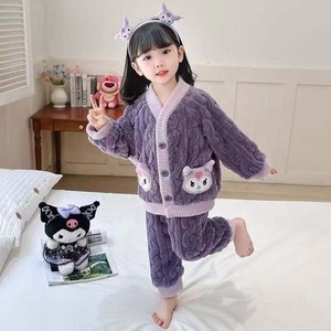 <span class=keywords><strong>Pigiama</strong></span> in pile caldo per bambini e bambine, un prodotto di successo, set in pile corallo Coolomi autunno-inverno con cartoni animati - Product Image 1