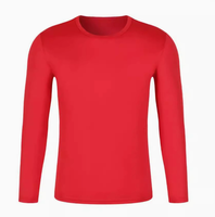 T-shirts à manches longues raglan personnalisés par sublimation intégrale, 100 % polyester, séchage rapide, pour entraînement sportif, fabrication ODM/OEM, vente en gros