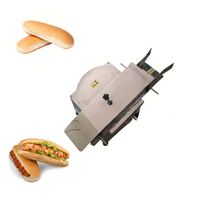 Machine professionnelle à découper les pains à hamburger, trancheuse à pain à hamburger, coupe-pain pour boulangerie