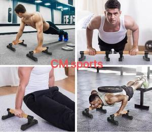 CHENGMO SPORTS 50CM Bois Push up Bar Stands Poignées Parallettes Bar Anti-slip Handstand Bars pour Calisthenics, Fitness, Workouts - Product Image 3