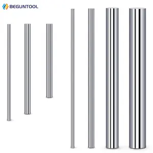 Batang Tungsten karbida bundar padat karbida kekerasan tinggi batang Tungsten disemen 3mm * 330mm batang bulat jadi Bar Aloi keras