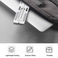 Offre spéciale Ordinateur portable pliable pour bureau à domicile Support en aluminium réglable en hauteur Support pour ordinateur portable réglable