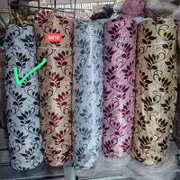 Tissus de rideaux occultants en jacquard de luxe de haute qualité pour le salon, tissu en polyester