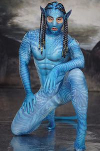 Monos Fashion Disfraces de Cosplay de <span class=keywords><strong>Avatar</strong></span> para Halloween Body Enterizo de Una Pieza Leotardo de Baile para Club Mono Ajustado para <span class=keywords><strong>Mujer</strong></span> para Actuación en Escenario - Product Image 5