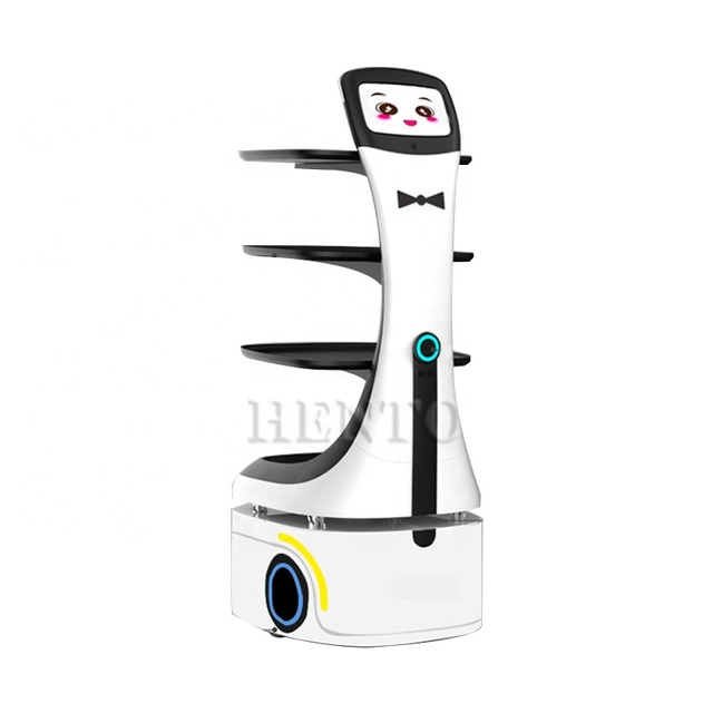 Autonomous Obstacle Avoidance Food Serving Robot / Food Delivery Robot Price / Restaurant Robot Waiter