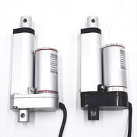 Actionneur linéaire micro-électrique 12V 24V 1000N 220lbs à moteur CC pour tracker solaire, porte, fenêtre, mobilier