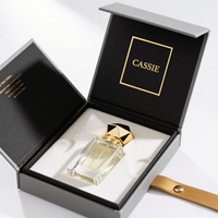 Flacon de parfum en verre personnalisé de 30ml avec bouchon magnétique finition mate emballage portable avec logo de boîte pour vaporisateurs d'échantillonnage