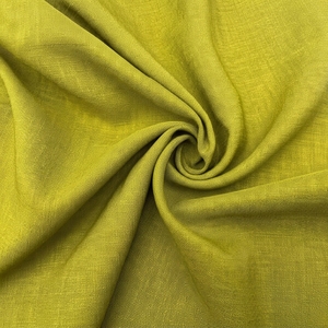 Tissu en polyester 100% de qualité supérieure, effet lin froissé, texture tissée, 150g, pour vêtements printemps-été - Product Image 2