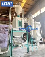 Usine de fabrication de granulés d'aliments pour animaux de ferme personnalisée de 1 à 2 tonnes par heure avec panneau de commande automatisé, granulés d'aliments de haute qualité