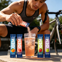 Poudres d'électrolytes en sachets OEM - Sans sucre - Poudre d'hydratation - Compléments vitaminiques - Améliore l'immunité - Emballage personnalisé - GMP NSF