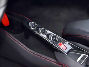 Control Central de Fibra de Carbono Versión <span class=keywords><strong>Bandera</strong></span> Italiana para <span class=keywords><strong>Ferrari</strong></span> F8; Botón de Control Central con Interruptor Tricolor OE 878158 89949 - Product Image 4