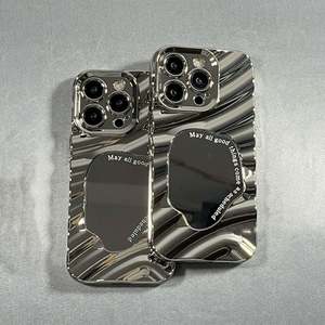 Funda de Teléfono con Espejo Plateado de Lujo para iPhone 16 15 14 13 12 Pro Max X XS XR Plus SE 2022, Fundas Protectoras Suaves a Prueba de Golpes - Product Image 4