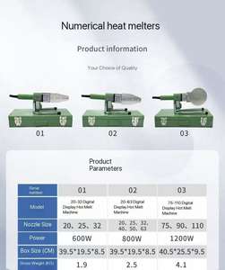 Machine de soudage par fusion bout à bout pour tuyaux HDPE et PP, 20~110 mm - Product Image 2
