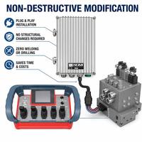 Control Remoto Industrial Inalámbrico por Radio para Grúas y Camiones, Alcance de 500m, IP68, 12V/24V