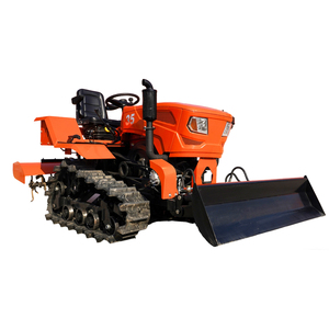 Trattore Cingolato Multifunzione per Piccole Aziende Agricole, Certificato CE, per Frutteti e Vigneti, con Fresa Rotativa - Product Image 4