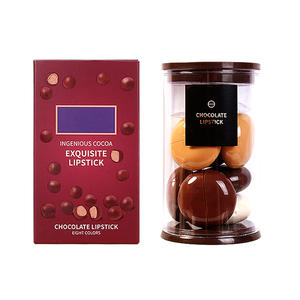 Etiqueta privada de alta calidad maquillaje terciopelo lápiz <span class=keywords><strong>labial</strong></span> impermeable terciopelo mate <span class=keywords><strong>cacao</strong></span> Chocolate tamaño de viaje dotado Mini lápiz <span class=keywords><strong>labial</strong></span> - Product Image 1