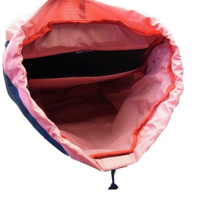 Large Capacity <b>Backpack</b> <b>Recycled</b> Polyester Tonal Stripe Liner Featuring Padded Laptop Sleeve and Multiple Functional Designs - Product Image 6