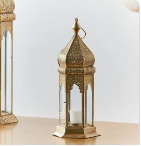 เชิงเทียนโลหะดีไซน์โมเดิร์นแบบโมร็อกโก โคมไฟและขวดโหลสำหรับตกแต่งบ้านในเทศกาลคริสต์มาส สินค้าขายดี - Product Image 2