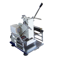 Machine de marquage à chaud de type mini TJ-18 pour bureau, avec machine de gaufrage haute pression pour papier/cuir/PVC