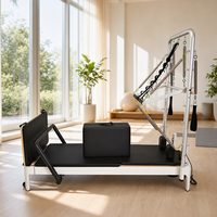 Machine de Pilates professionnelle de niveau expert avec plateforme à ressorts et système de poulies à cordes réglables pour la maison