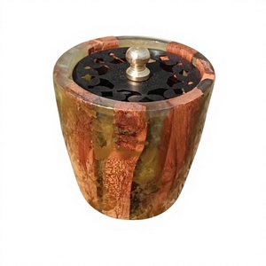 Brûleur à Bakhoor en résine époxy arabe moderne pour espaces de vie de luxe - Product Image 1