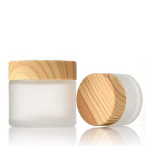 En Stock nuevo tipo gran oferta diseño contratado glaseado tarros <span class=keywords><strong>de</strong></span> crema <span class=keywords><strong>de</strong></span> bambú botellas <span class=keywords><strong>de</strong></span> tamaño <span class=keywords><strong>de</strong></span> <span class=keywords><strong>viaje</strong></span> a granel tarros <span class=keywords><strong>de</strong></span> almacenamiento <span class=keywords><strong>de</strong></span> vidrio - Product Image 3