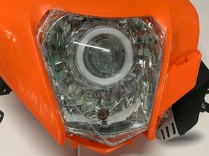 Phare avant halogène complet pour motocross avec carénage en plastique - Product Image 6