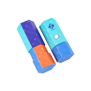 Wholesale Custom Recyclable Cardboard Hexagon Childproof Child Resistant <strong>Packaging</strong> Round Paper Tube <strong>Box</strong> with <strong>Lock</strong> Button - Product Image 6