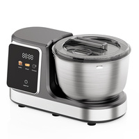 Batteur Électrique Personnalisé 5L avec Bol Mélangeur en Acier Inoxydable, Petit Batteur sur Socle pour Gâteaux et Aliments, Utilisation Domestique