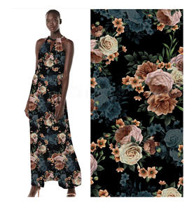 重30*68 120gsm放电印花梭织somali bati人造丝织物女裙 - Product Image 2