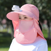 Casquettes de sport d'été avec visière anti-UV et ventilateur intégré, unisexe, réglables, pour le cyclisme, les voyages et les activités de plein air, style pêcheur