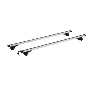 TETTO RACK/CREMAGLIERA BAGAGLI Universale in lega di alluminio del SUPPORTO del tetto cestello superiore per SUV PICKUP