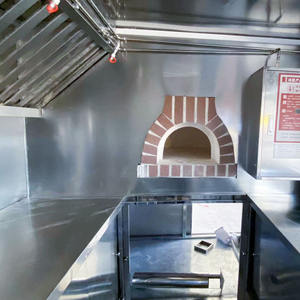 La Chine <span class=keywords><strong>louer</strong></span> <span class=keywords><strong>pour</strong></span> posséder Mobile Food Trailer Craigslist UK Standard Black Bakery Food Truck Remorque Four à pizza - Product Image 5