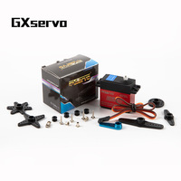 GXservo 25KG Servomoteur numérique programmable pour bras robotique, moteur brushless à couple élevé, construction métal/plastique, pièces pour bateaux RC